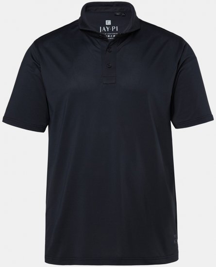 JAY-PI Quickdry Polo Short Sleeve Black - Polo majice - Moške Polo Majice za Močnejše Postave