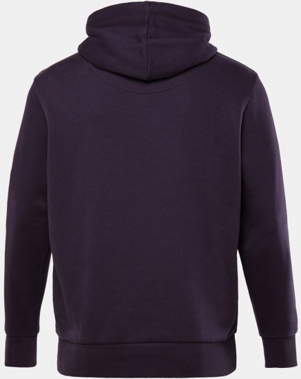 JAY-PI Hoodie with Soft Brushed Interior Purple - Puloverji & Jopice - Moški Puloverji & Jopice za Močnejše Postave