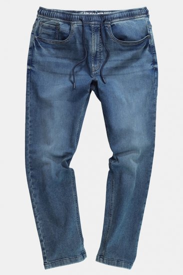 JP1880 FLEXNAMIC Straight Fit Jeans with Stretch Waist - Kavbojke & hlače - Moške Kavbojke in Hlače za Močnejše Postave