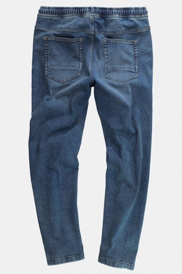 JP1880 FLEXNAMIC Straight Fit Jeans with Stretch Waist - Kavbojke & hlače - Moške Kavbojke in Hlače za Močnejše Postave