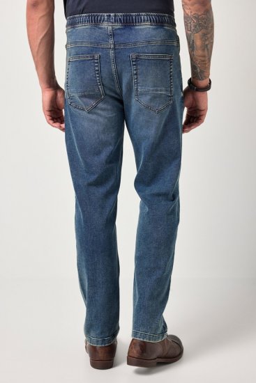JP1880 FLEXNAMIC Straight Fit Jeans with Stretch Waist - Kavbojke & hlače - Moške Kavbojke in Hlače za Močnejše Postave