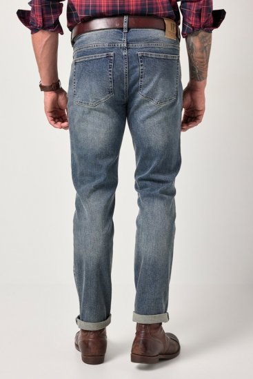 JP1880 FLEXNAMIC Modern Straight Fit Jeans Vintage Denim - Kavbojke & hlače - Moške Kavbojke in Hlače za Močnejše Postave