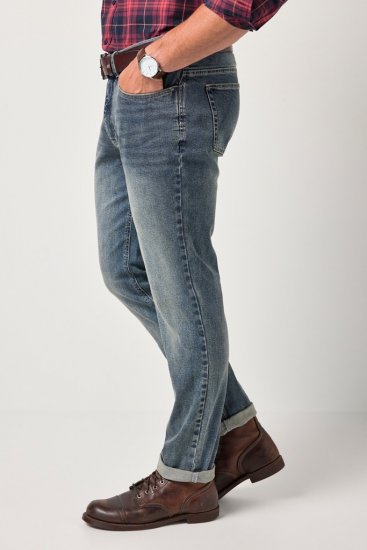 JP1880 FLEXNAMIC Modern Straight Fit Jeans Vintage Denim - Kavbojke & hlače - Moške Kavbojke in Hlače za Močnejše Postave
