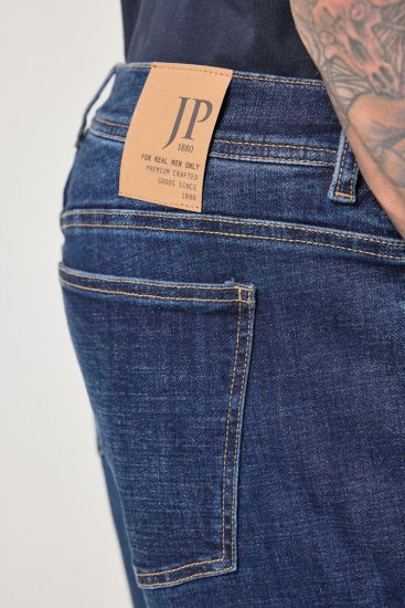 JP1880 FLEXNAMIC Jeans Tapered Loose Fit Dark Denim Blue - Kavbojke & hlače - Moške Kavbojke in Hlače za Močnejše Postave