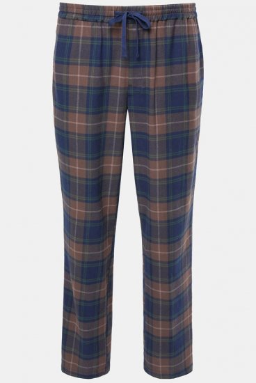 JP1880 Pyjama Trousers Flannel Check Brown - Spodnje perilo & kopalne hlače - Moško Spodnje Perilo za močnejše postave
