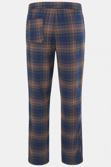 JP1880 Pyjama Trousers Flannel Check Brown - Spodnje perilo & kopalne hlače - Moško Spodnje Perilo za močnejše postave
