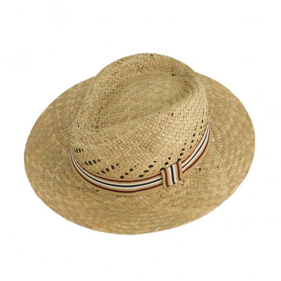 JP1880 Straw Hat Woven Yellow - Modni dodatki - 