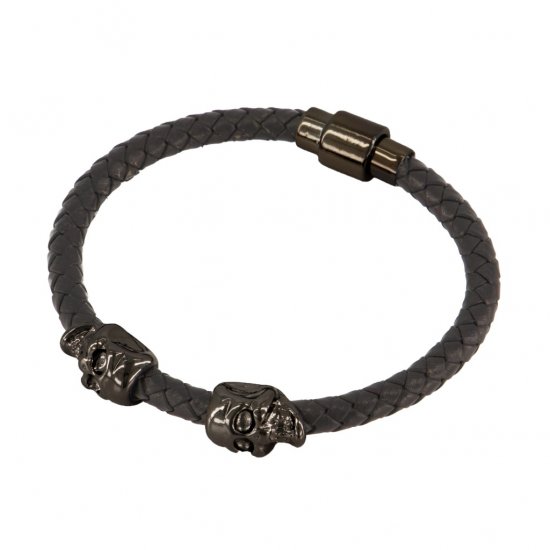JP1880 Bracelet Skulls Black - Modni dodatki - 