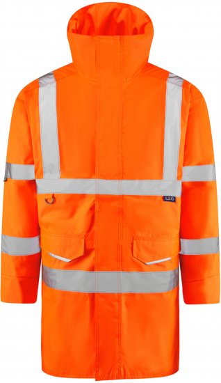 Leo Tawstock EcoViz 4K Baffle Lined Anorak Hi-Vis Orange - Jakne visoke vidljivosti - Jakne visoke vidljivosti
