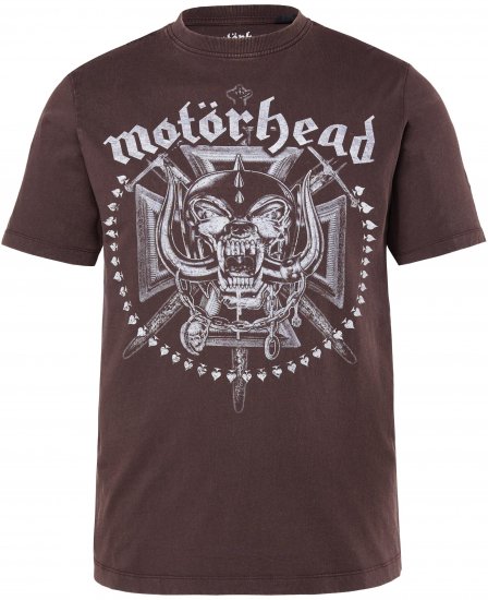 JP1880 Motörhead Soft Jersey Vintage T-Shirt Brown - Majice z glasbenimi skupinami - 
