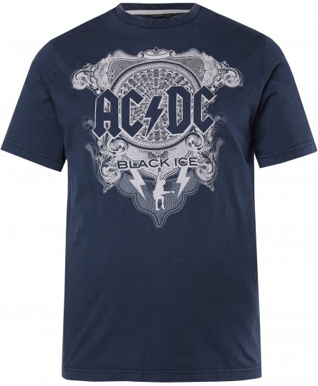 JP1880 AC/DC Black Ice T-Shirt Navy - Majice z glasbenimi skupinami - Band majice z glasbenimi motivi