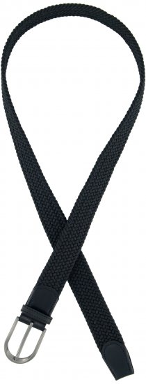 Ulla Popken Elastic Belt Black - Ženski pasovi - 