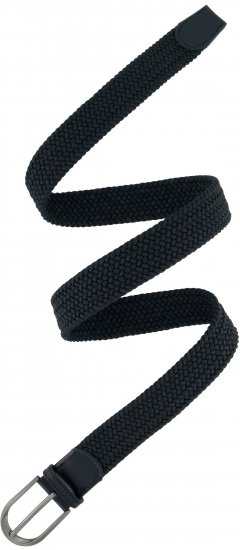 Ulla Popken Elastic Belt Black - Ženski pasovi - 