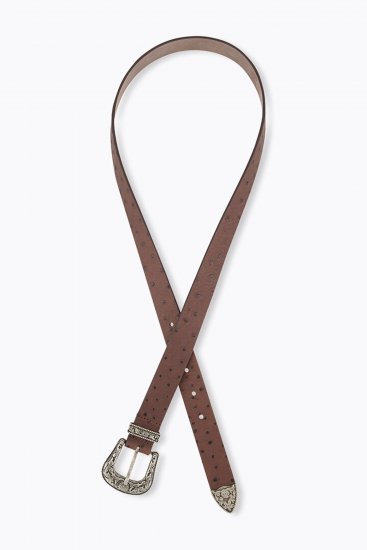Ulla Popken Classic Belt Brown - Ženski pasovi - 