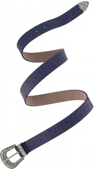 Ulla Popken Classic Belt Blue - Ženski pasovi - 