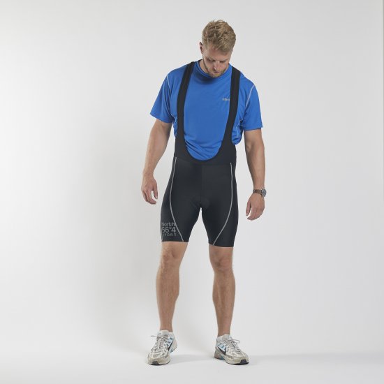 North Latitude Bike Shorts With Suspenders Black TALL - Športna & zunanja oblačila - Moška Športna Oblačila za Močnejše postave