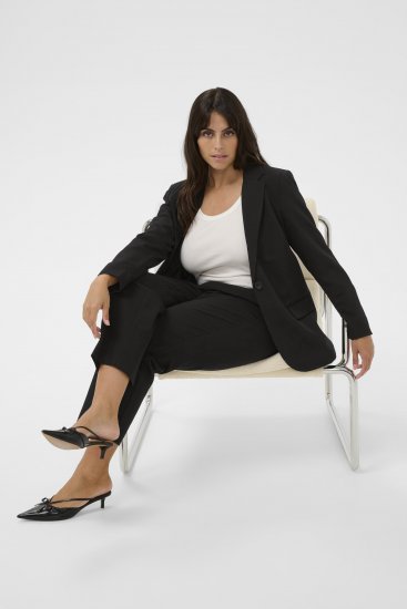 Kaffe Curve Sakira Blazer Globoko Črna - Blazer - 