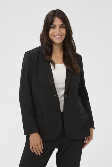 Kaffe Curve Sakira Blazer Globoko Črna - Blazer - 