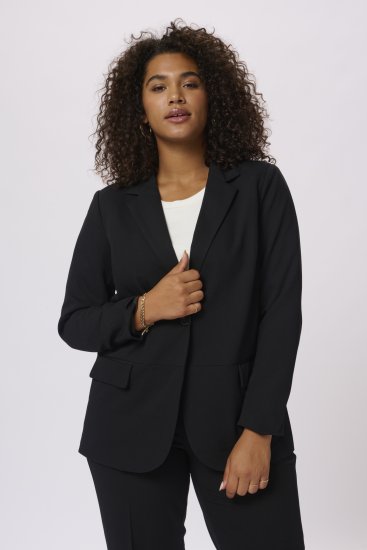 Kaffe Curve Sakira Blazer Globoko Črna - Blazer - 