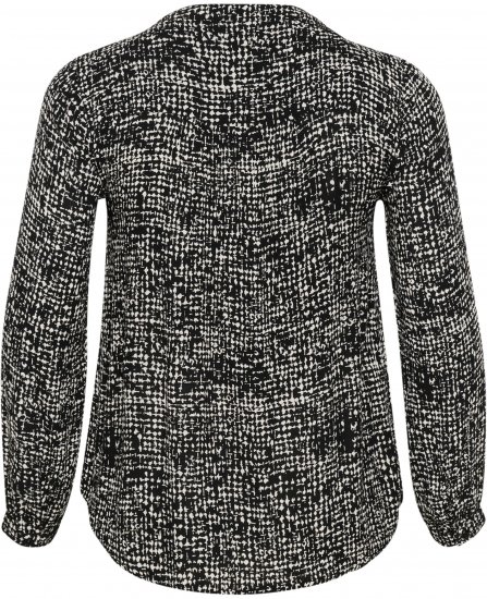 Kaffe Curve Mila Ami Bluza Črna/Turtledove - Bluze & Tunike - 
