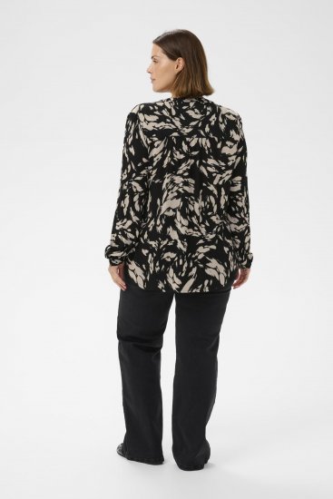 Kaffe Curve Mila Ami Bluza Črna - Bluze & Tunike - 