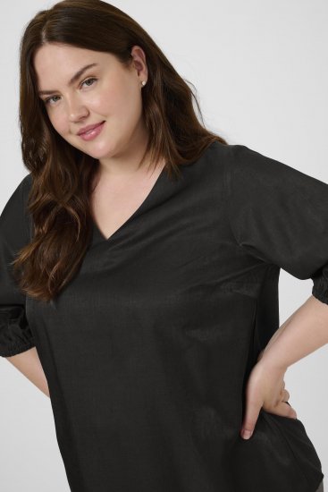 Kaffe Curve Ada Blouse Black - Bluze - 