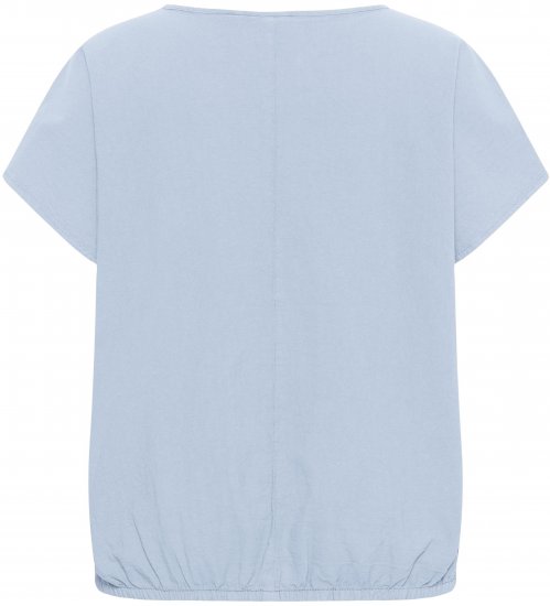 Kaffe Curve Nana Bluza s kratkimi rokavi Modra - Bluze & Tunike - 