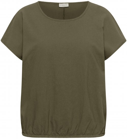 Kaffe Curve Nana Bluza s kratkimi rokavi Grape Leaf - Bluze & Tunike - 