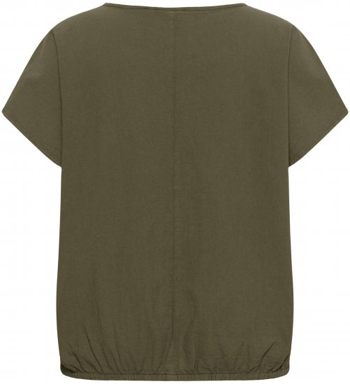 Kaffe Curve Nana Bluza s kratkimi rokavi Grape Leaf - Bluze & Tunike - 