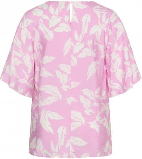 Kaffe Curve Marla Blouse Pink Frosting Chalk Leaf - Bluze - 