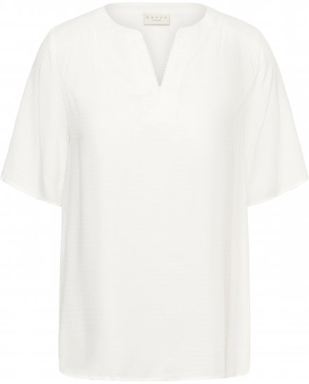 Kaffe Curve Mina Lace Blouse Chalk White - Bluze & Tunike - 