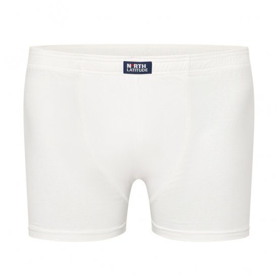 North Latitude Trunks Underwear White - Boksarice - Moške Boksarice za Močnejše postave