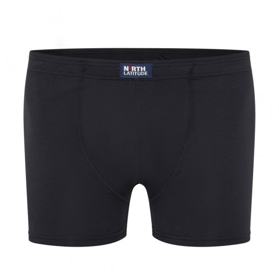 North Latitude Trunks Underwear Black - Boksarice - Moške Boksarice za Močnejše postave