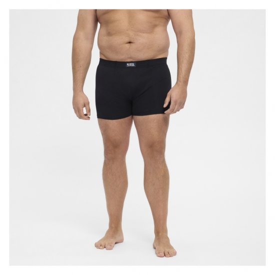 North Latitude Trunks Underwear Black - Boksarice - Moške Boksarice za Močnejše postave