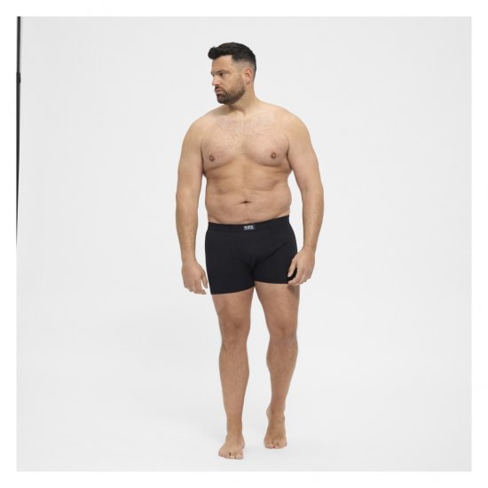 North Latitude Trunks Underwear Black - Boksarice - Moške Boksarice za Močnejše postave
