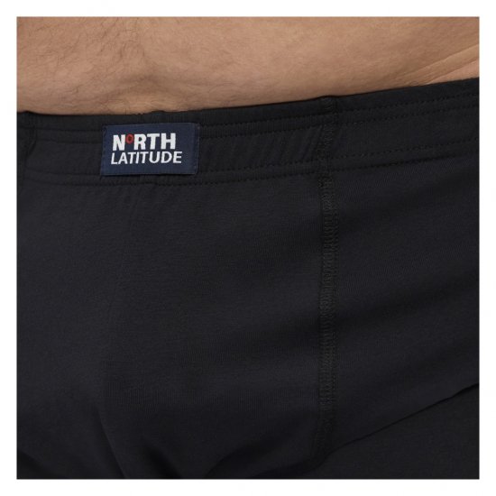 North Latitude Trunks Underwear Black - Boksarice - Moške Boksarice za Močnejše postave
