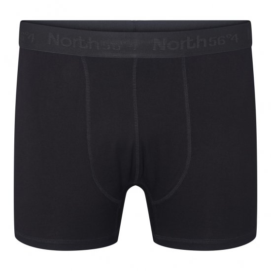 North Latitude Bamboo 2-Pack Trunks Black - Boksarice - Moške Boksarice za Močnejše postave