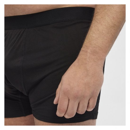 North Latitude Bamboo 2-Pack Trunks Black - Boksarice - Moške Boksarice za Močnejše postave