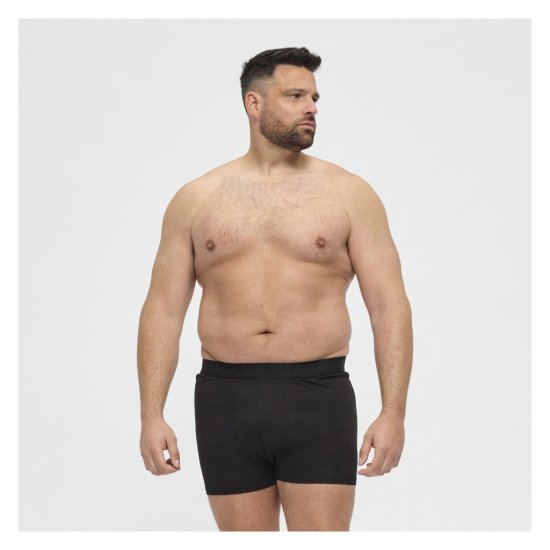North Latitude Bamboo 2-Pack Trunks Black - Boksarice - Moške Boksarice za Močnejše postave