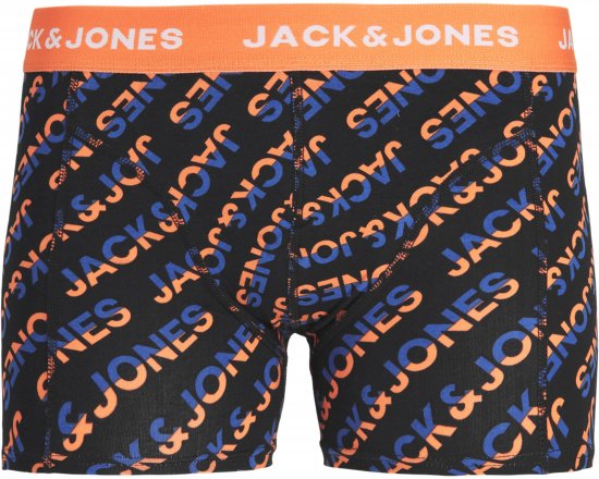 Jack & Jones Logo Trunks 3-Pack Navy Blazer - Spodnje perilo & kopalne hlače - Moško Spodnje Perilo za močnejše postave