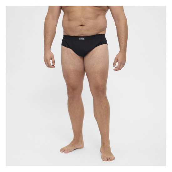 North Latitude Brief Underwear Black - Spodnjice - Moške Spodnjice za močnejše postave
