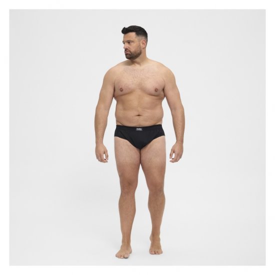 North Latitude Brief Underwear Black - Spodnjice - Moške Spodnjice za močnejše postave