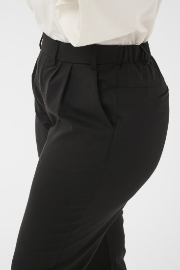 Kaffe Curve Jenna Capri Pants Black - Hlače - 
