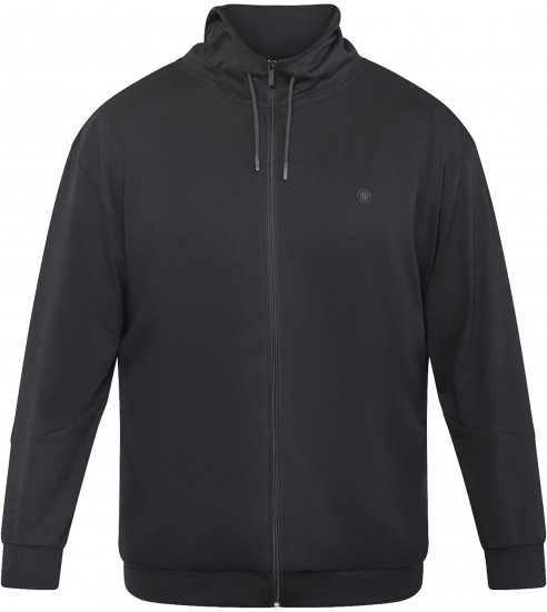 North Latitude 61325 Jopica S Kapuco Črn - Puloverji & jopice - Moški Puloverji & Jopice za Močnejše Postave