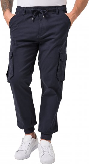 JP1880 Stretchy FLEXNAMIC Cargo Pants Navy - Cargo hlače - Moške Cargo Hlače za Močnejše Postave