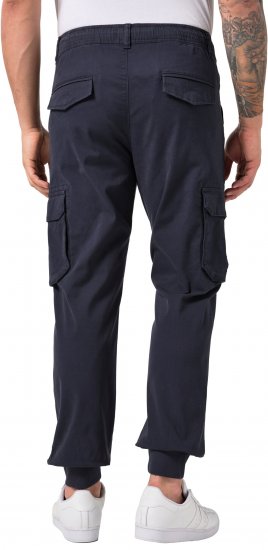 JP1880 Stretchy FLEXNAMIC Cargo Pants Navy - Cargo hlače - Moške Cargo Hlače za Močnejše Postave