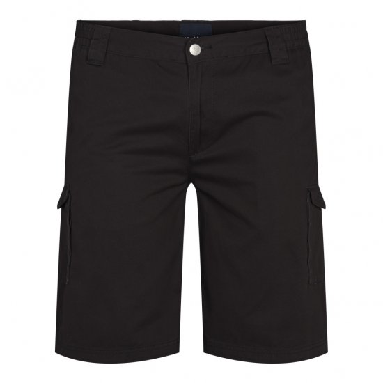 North Latitude Cargo Shorts Black - Kratke hlače - Moške Kratke Hlače za Močnejše Postave