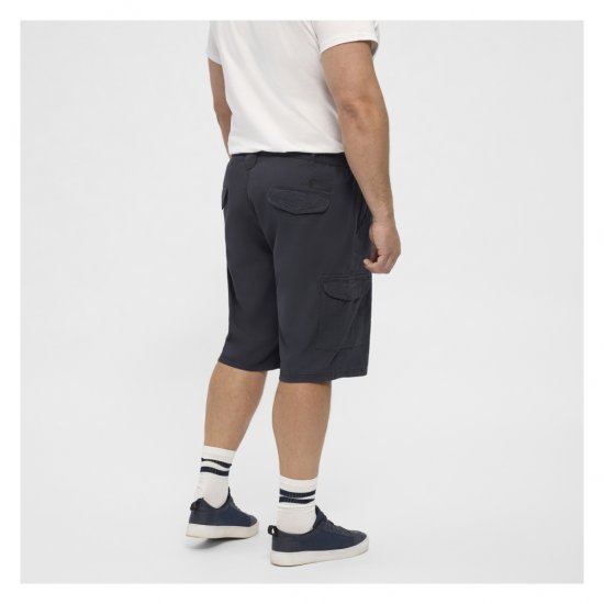 North Latitude Cargo Shorts Navy Blue - Kratke hlače - Moške Kratke Hlače za Močnejše Postave