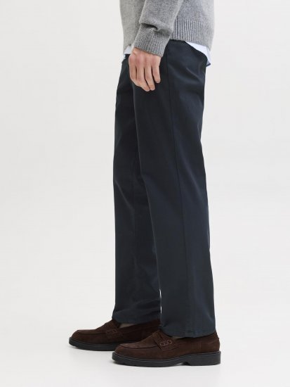 Jack & Jones Stollie Chino Pants Dark Navy - Kavbojke & hlače - Moške Kavbojke in Hlače za Močnejše Postave