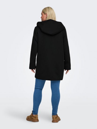 Only Carmakoma Sedona Light Coat Black - Zimski plašči - 
